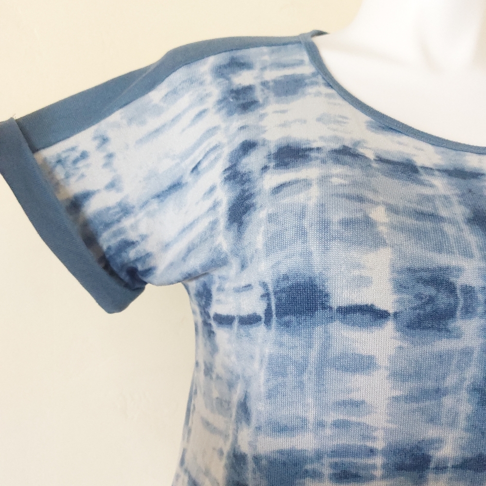 Lucky Brand Plus Size Tie Dye Short Sleeve Super Soft T-shirt Top Womens - Picture 5 of 9